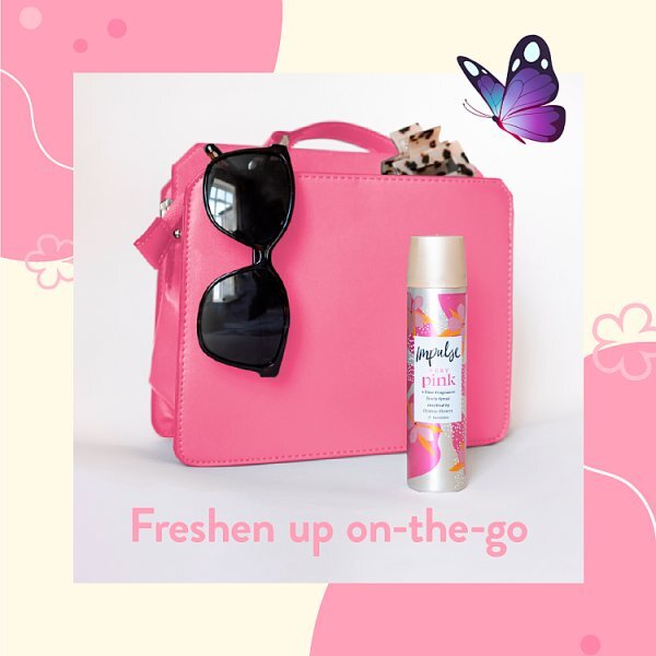 Impulse Body Spray Deodorant Very Pink 75ml