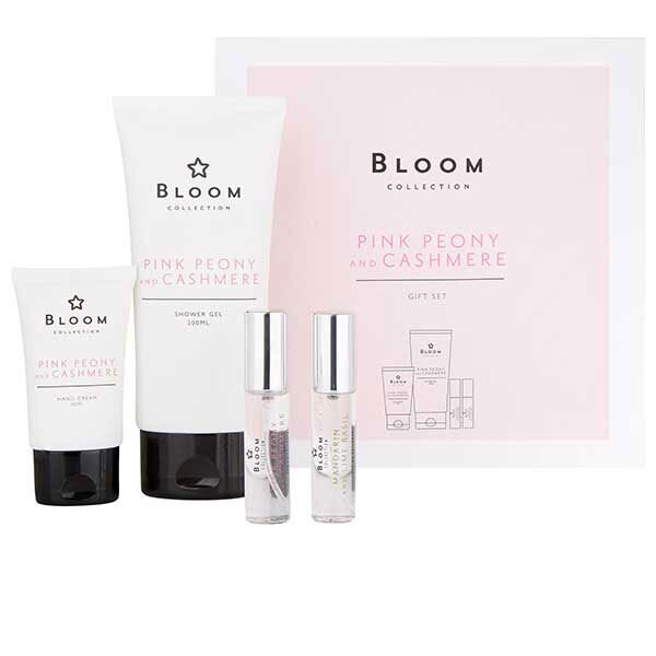 Superdrug Bloom Collection Pink Peony and Cashmere Gift Set