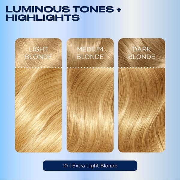 Clairol Nice'N Easy Crème Permanent Hair Dye 10 Extra Light Blonde