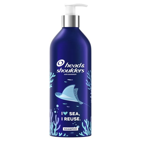 DNR Head & Shoulders Hair Shampoo Refillable Bottle, 480ml