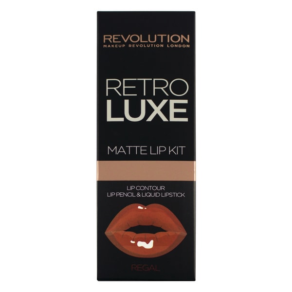 Revolution Retro Luxe Lip Kits Matte Regal