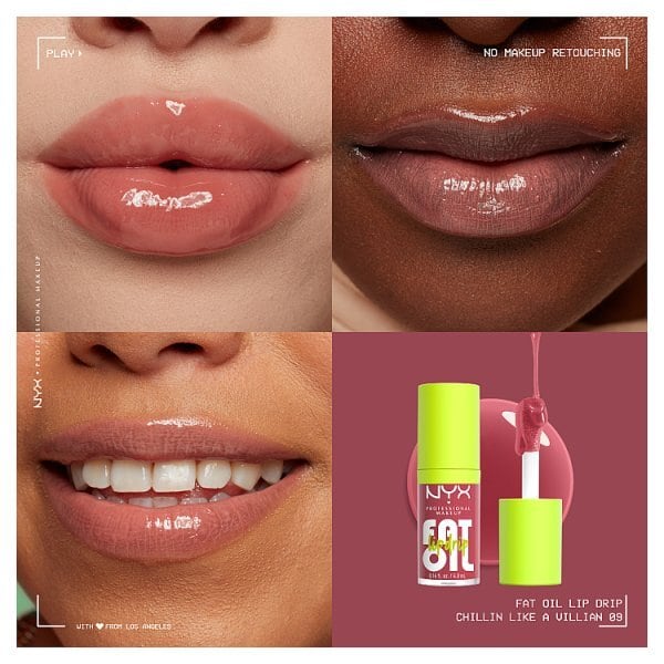 NYX Professional Makeup Fat Oil Lip Drip Gloss Chillin' Like A Villain