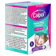 Calpol Vapour Plug & Nightlight with 3 Refill Pads