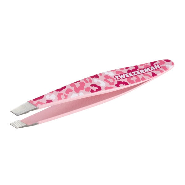 Tweezerman Leopard Pink Mini Slant Tweezer