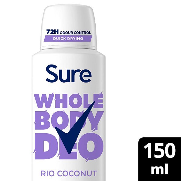 Sure Women Rio Coconut 72hr Whole Body Deodorant Spray 150ml