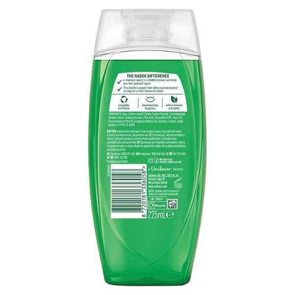 DNR Radox Mineral Therapy Feel Refreshed Shower Gel 225 ml