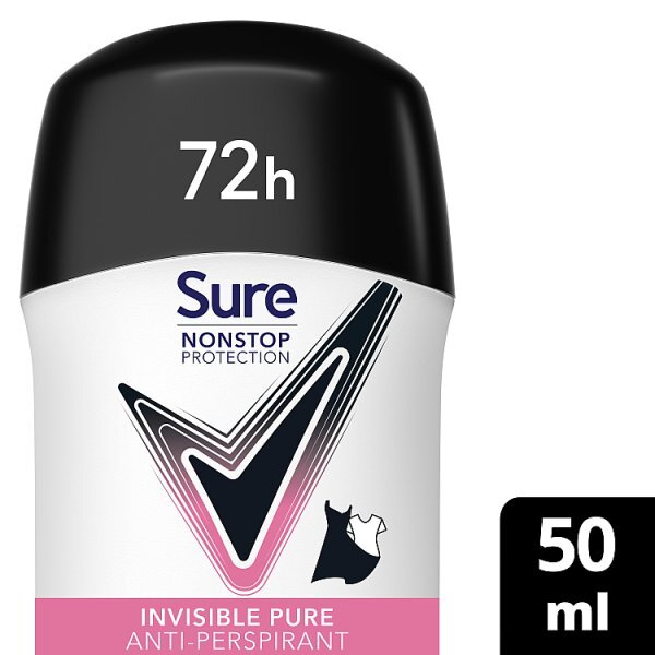 Sure Nonstop Protection Invisible Pure Anti-Perspirant Cream 50 ml