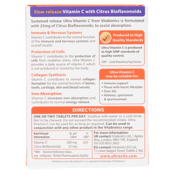 Vitabiotics Ultra Vitamin C - 60 Tablets