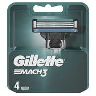 Gillette Mach3 Men’s Razor Blade Refills, 4 Count