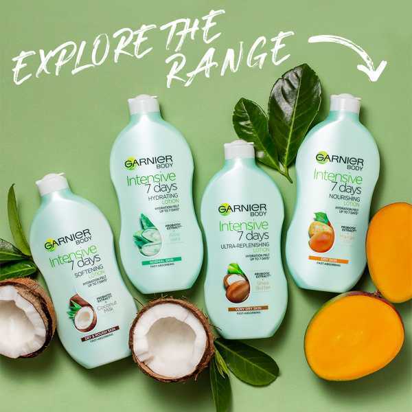 Garnier Intensive 7 Days Coconut Lotion Dry Rough Skin 400ml