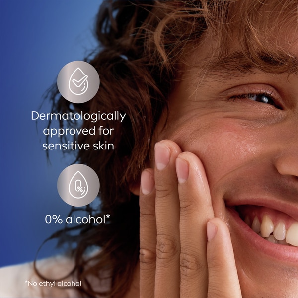 NIVEA MEN Sensitive Post Shave Balm with 0% Alcohol, 100ml