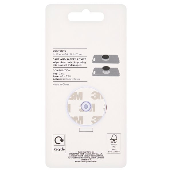 Superdrug Phone Grip Gold