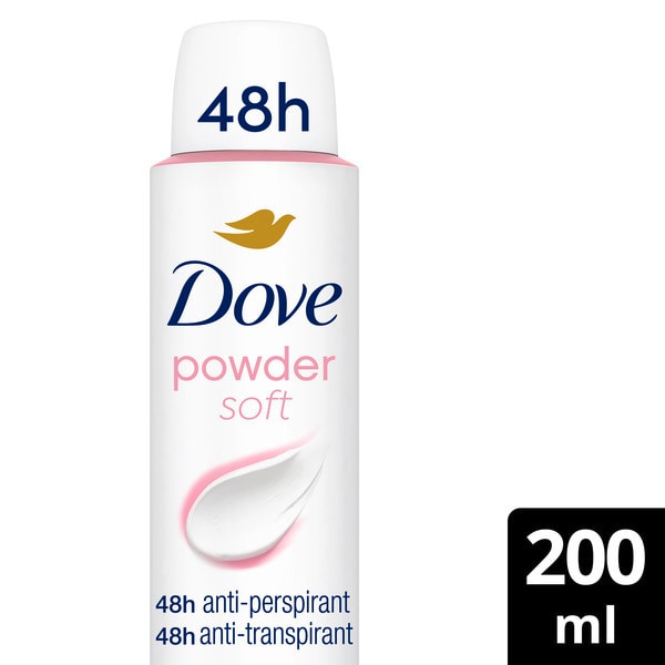 Dove Powder Soft Anti-Perspirant Deodorant Aerosol 200 ml