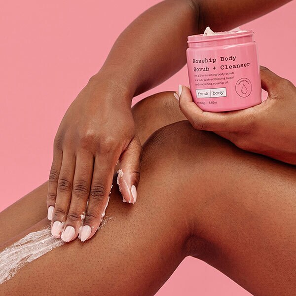 Frank Body Rosehip Scrub + Cleanser 250g