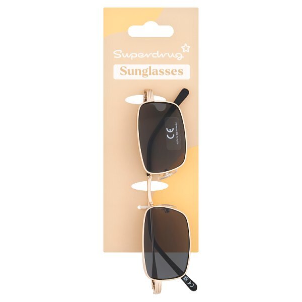 Superdrug Sunglasses Square Metal