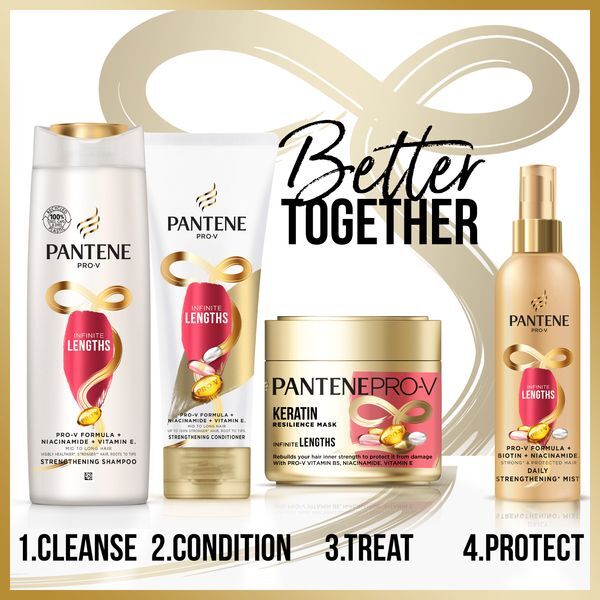 Pantene Infinite Lengths Shampoo 500ML