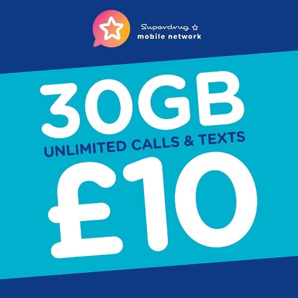 Superdrug Mobile SIM card