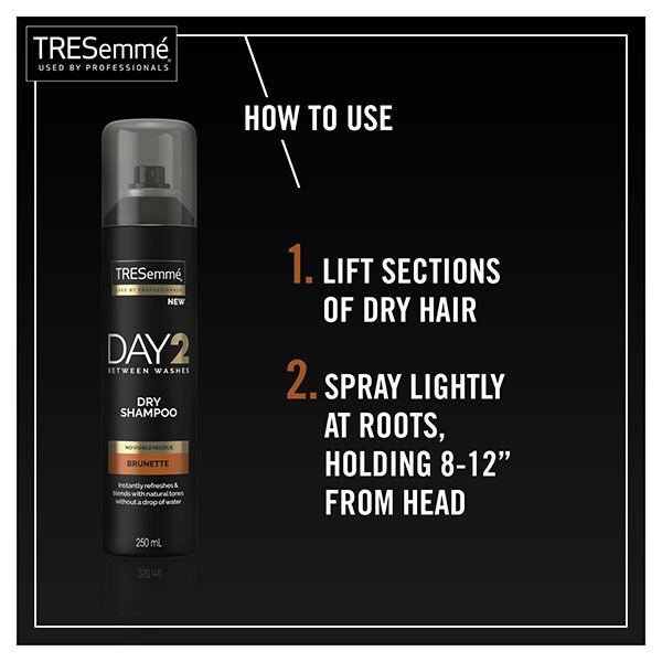 Tresemme Day 2 Brunette Dry Shampoo 250ml