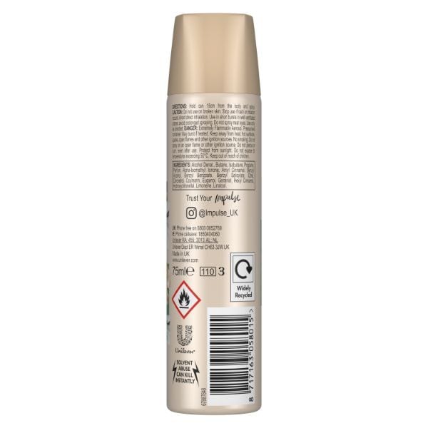 Impulse Hint of Musk Body Spray 150ml