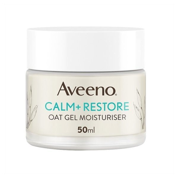 Aveeno Face Calm + Restore Oat Gel Moisturiser 50ml