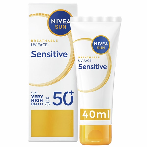 Nivea Sun Uv Face Soothing Sensitive Sun Cream Spf50