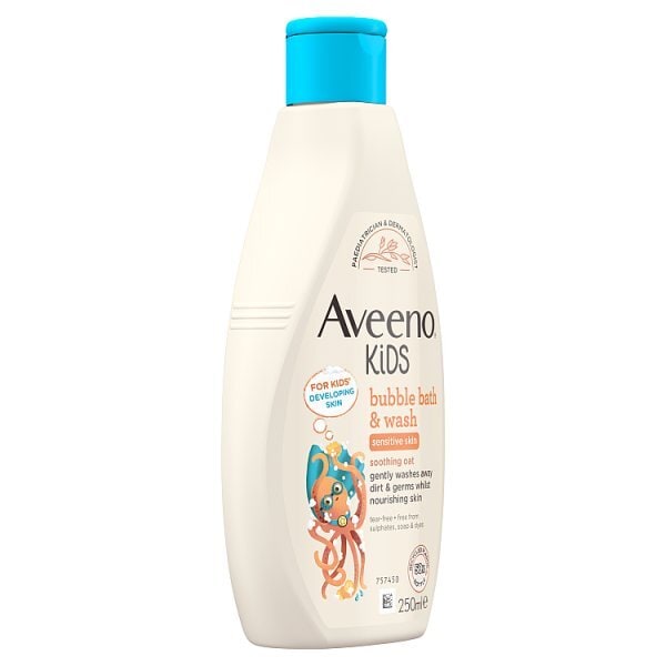 Aveeno Kids Bubble Bath & Wash 250Ml