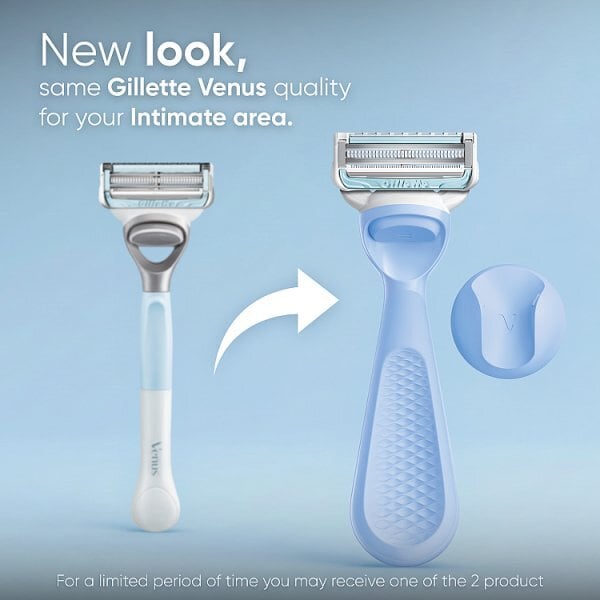 Venus For Pubic Hair & Skin Women's Razor - 1 Blade