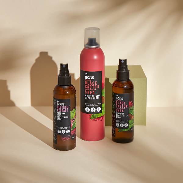 Superdrug Black Castor & Shea Shine Spray