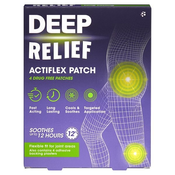 Deep Relief Actiflex Patches 4S