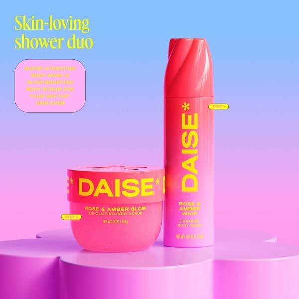 Daise Body Scrub Bloom Violet & Berry 510 G