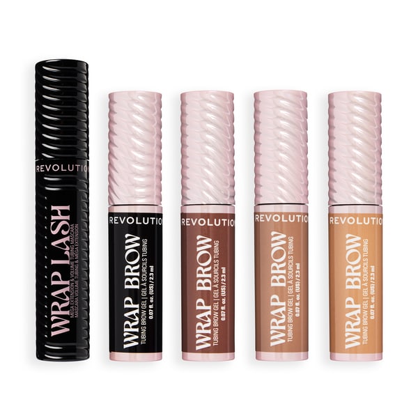 Revolution Wrap Lash Black + Brow Cool Med Brown