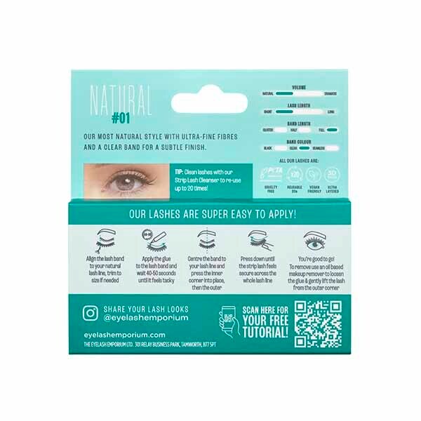 DNR Eyelash Emporium Strip Lash Natural 01