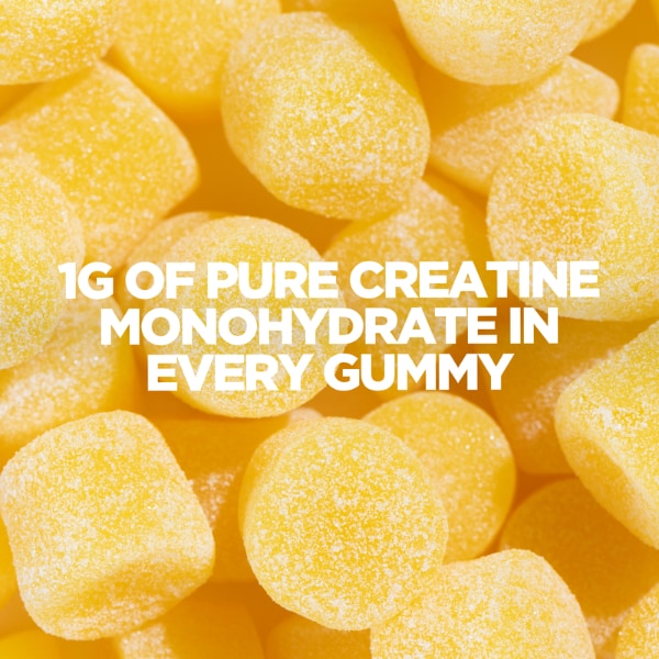 Myprotein Creatine Gummies, Lemon, 21 Gummies, 7 Servings