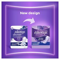 Always Discreet Incontinence Pads Plus Women Ultimate Dayx12