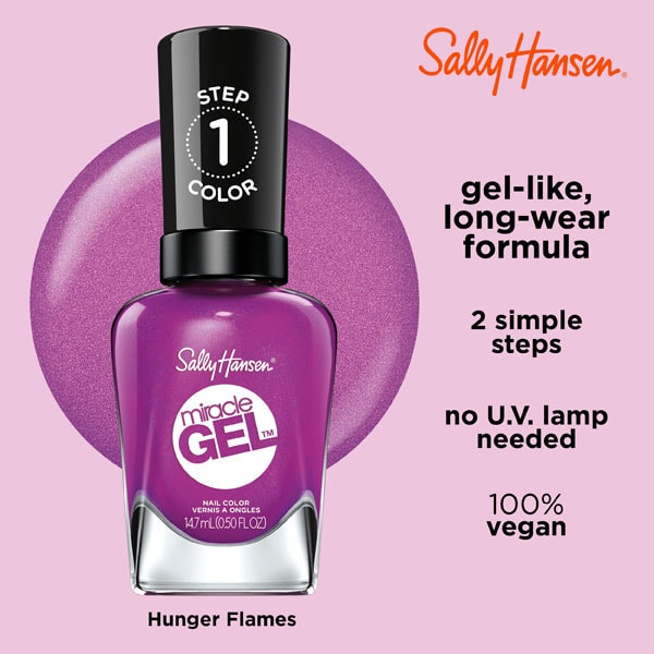 Sally Hansen Miracle Gel Nail Polish - Hunger Flames