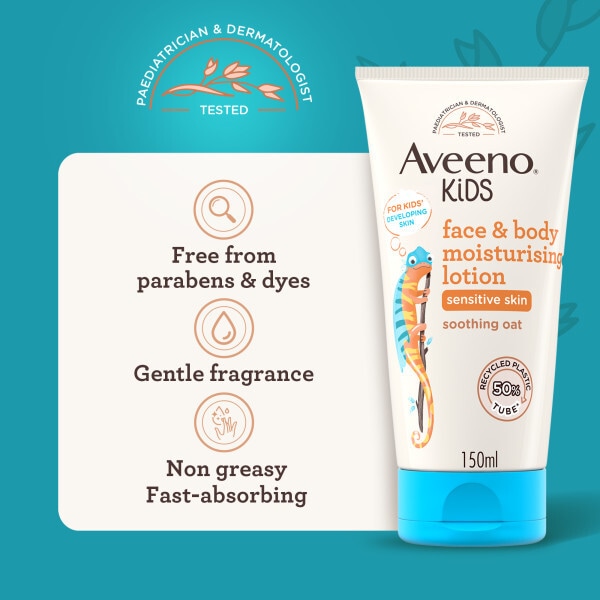 Aveeno Kids Face & Body Moisturising Lotion 150ml