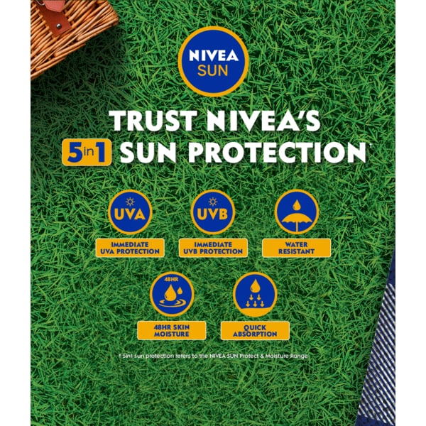 NIVEA SUN Protect & Moisture Sun Cream Lotion SPF 30 100ml