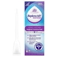 Replens Prefilled Applicators Vaginal Moisturiser 6 x 5.9g