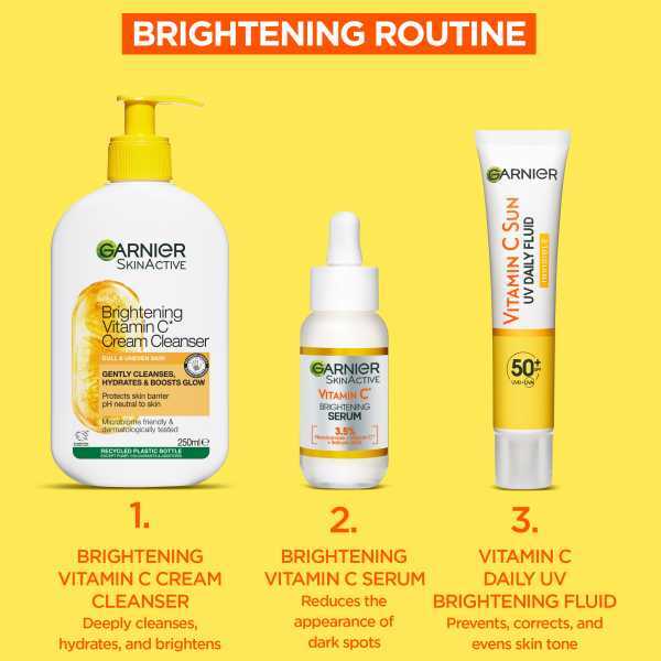 Garnier Vitamin C UV Brightening Fluid Invisible SPF50+ 40ml