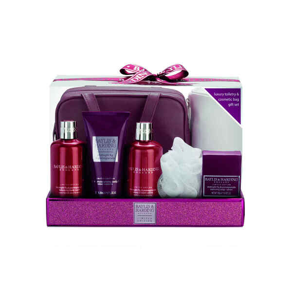 Baylis & Harding Midnight Fig Luxury Travel Set
