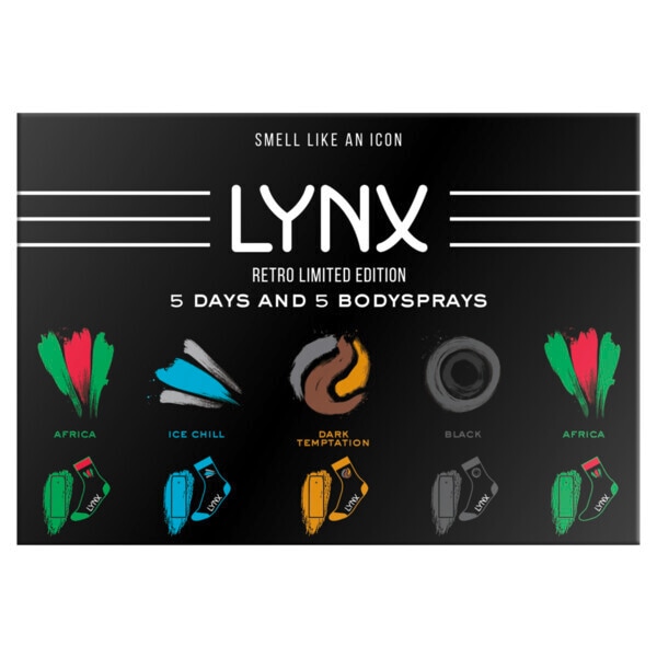 Lynx 5 Days 5 Bodysprays Gift Set