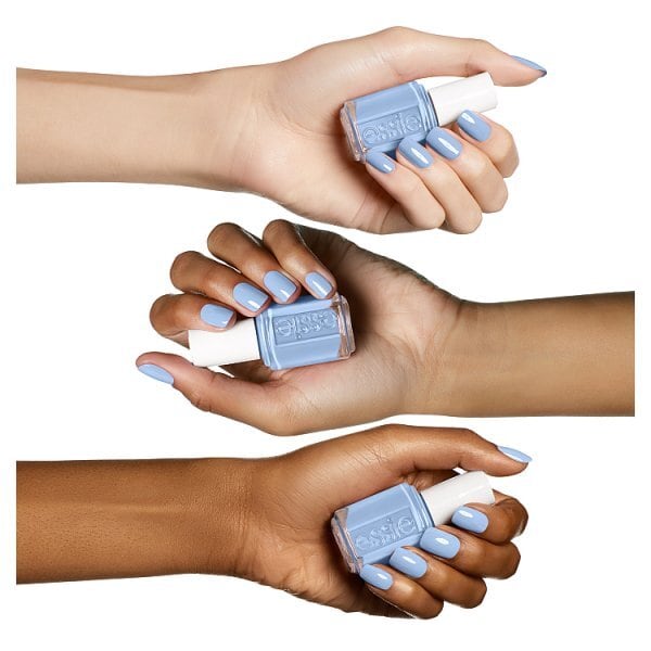 essie Core 374 Salt Water Happy Baby Blue Nail Polish