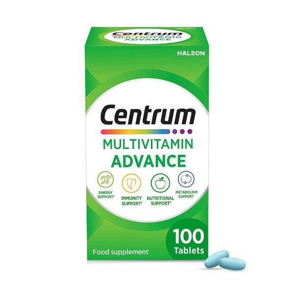 Centrum Advance Multivitamins & Minerals, 100 Tablets