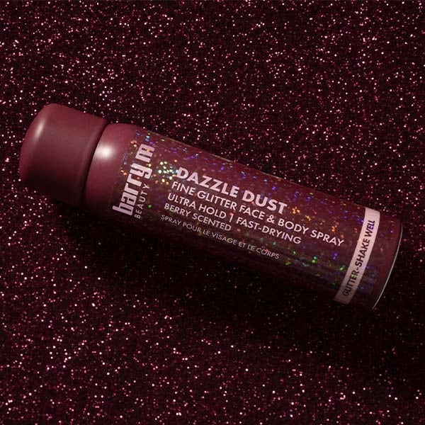 Barry M Dazzle Dust Fine Glitter Setting Spray Berry Bliss