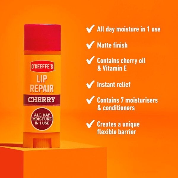 O'keeffe's Lip Repair Cherry Lip Balm 4.2G