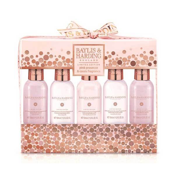 Baylis & Harding Pink Prosecco & Cassis 5 Bottle Set