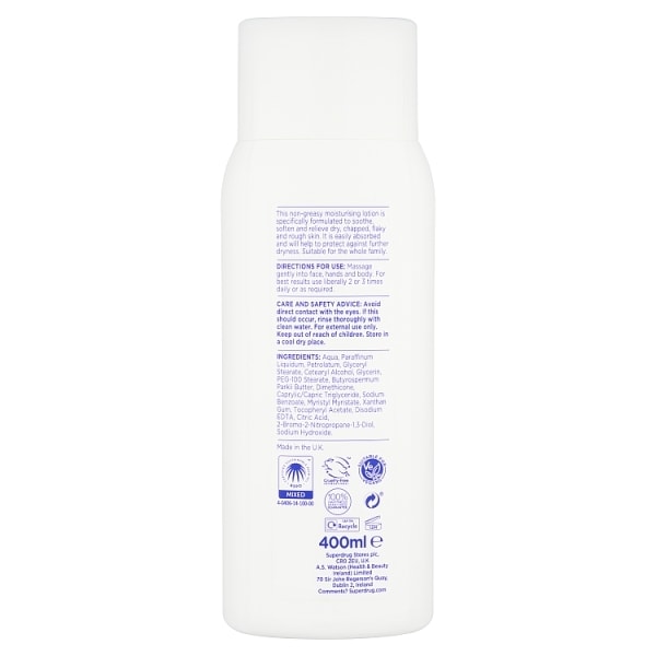 Superdrug Dry Skin Relief Lotion 400ml