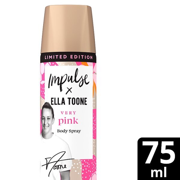 Impulse Body Spray Deodorant Very Pink 75ml