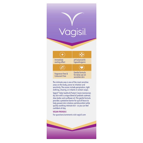 Vagisil Daily Soothe & Protect Oatmeal Cream 58G