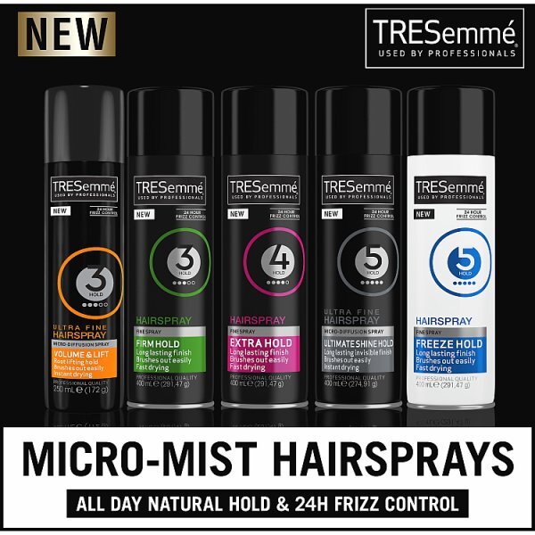 TRESemme Salon Finish Extra Hold Hairspray 250ml